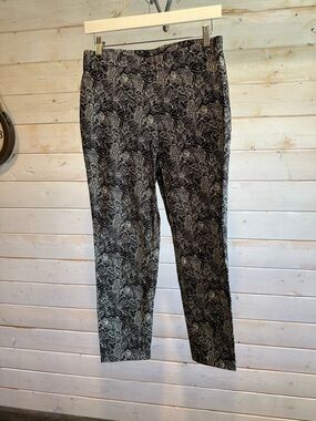 Lily Morgan | Black & White Floral Print Women’s Pants